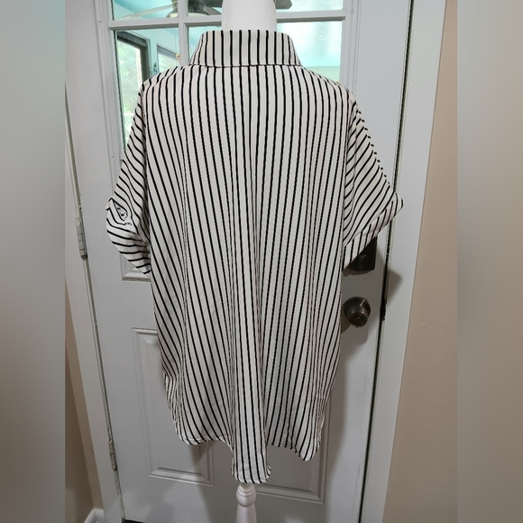 Shein striped button down - Picture 8 of 10